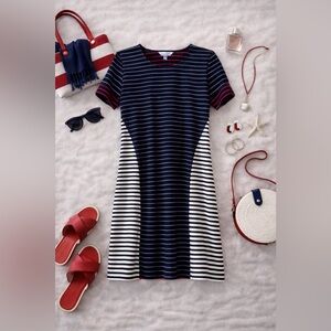 Speechless Striped Colorblock Tunic Dress Size Large